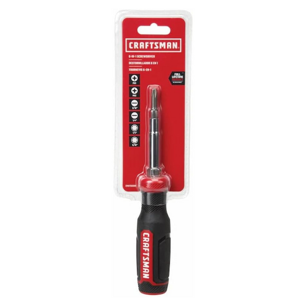 Craftsman Screwdriver With 6 Multi-Bits And Storage In Handle