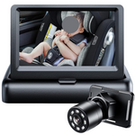 Itomoro 1080p 360 deg. Clear View Baby Car Mirror