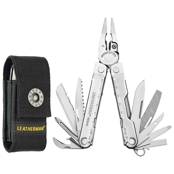 Leatherman Rebar Stainless Steel Multitool With Nylon Sheath