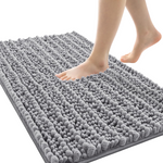 Smiry 30x20 Extra Soft Absorbent Chenille Bathroom Rug Mat