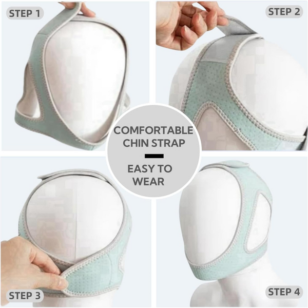 Breathable Reusable Anti Snore Chin Strap