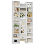 Homfa 21-Cube Wood Bookcase with Adjustable Shelves (2 colors)
