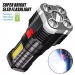 High Power Led Rechargeable Flashlights with Side Light