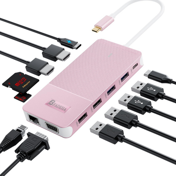 12-in-1 USB-C Laptop Docking Station