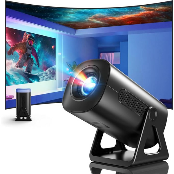 Upgraded Smart 4K-Support Mini Projector
