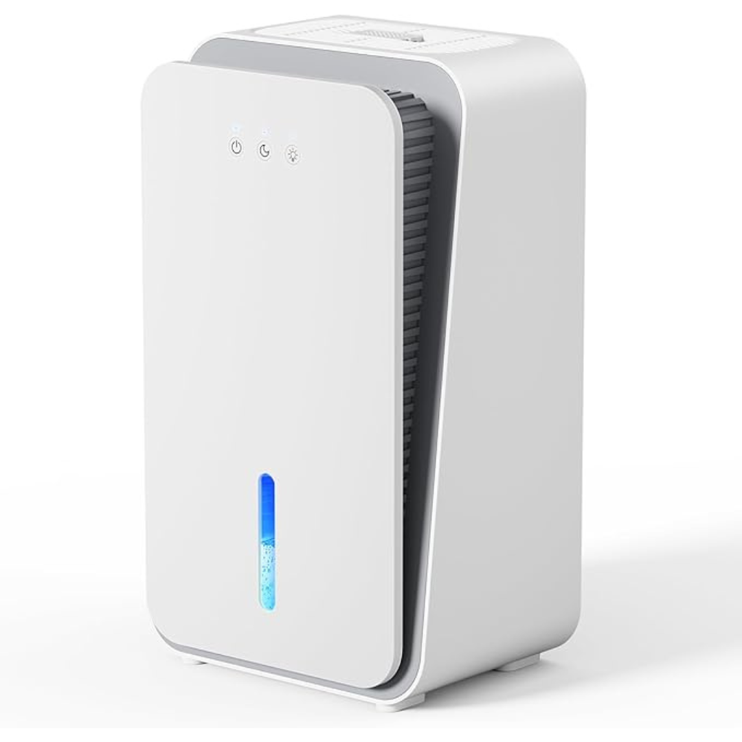 Dual-Action Dehumidifier & Aromatherapy w/ 7-Color LED Light (1000 sq.ft)