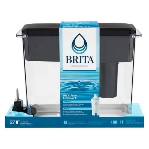 Brita XL Tap and Drinking Water Filter Dispenser W/ Replacement Filter