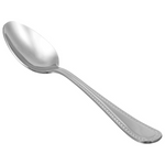 12-Pack Amazon Basics Stainless Steel Dinner Spoons With Pearled Edge
