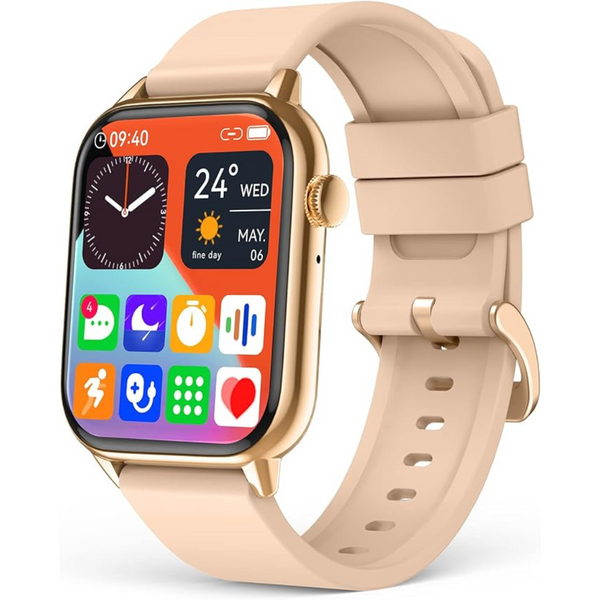 Egqinr IP67 Waterproof 1.68" Fitness Tracker Smartwatch
