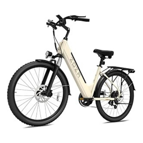 Electric 26 City Cruiser Bike with 556Wh Removable Battery