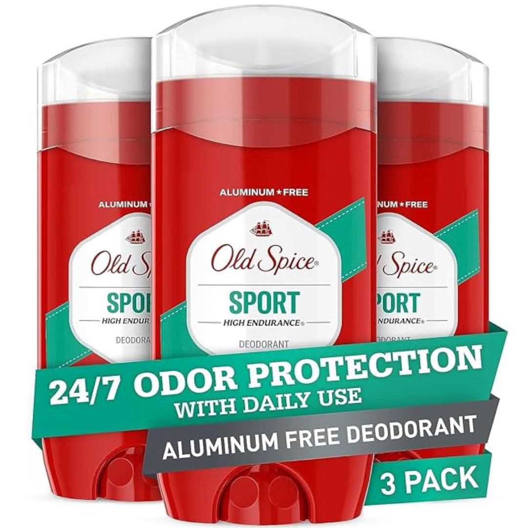 3-Pack 3.0 oz Old Spice Men's Aluminum Free Deodorant (2 Scents)