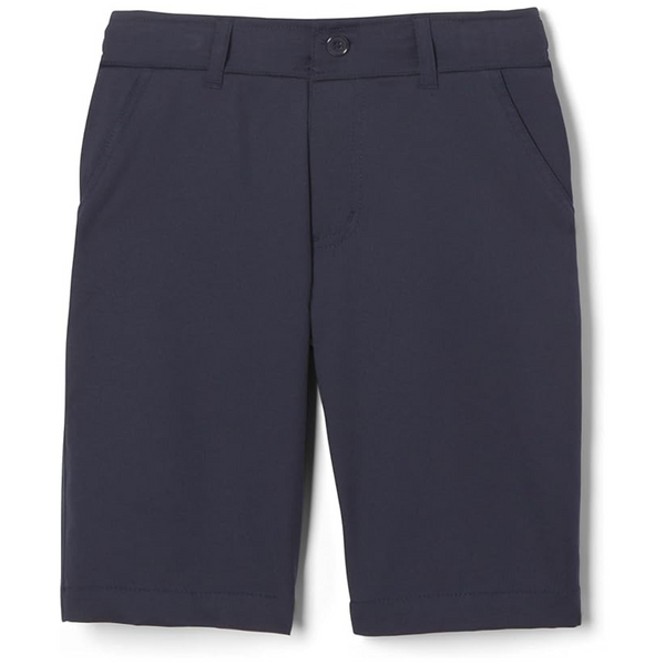 French Toast Boys' Flat Front Performance Stretch Short