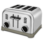 Cuisinart Brushed Stainless 4 Slice Toaster Oven