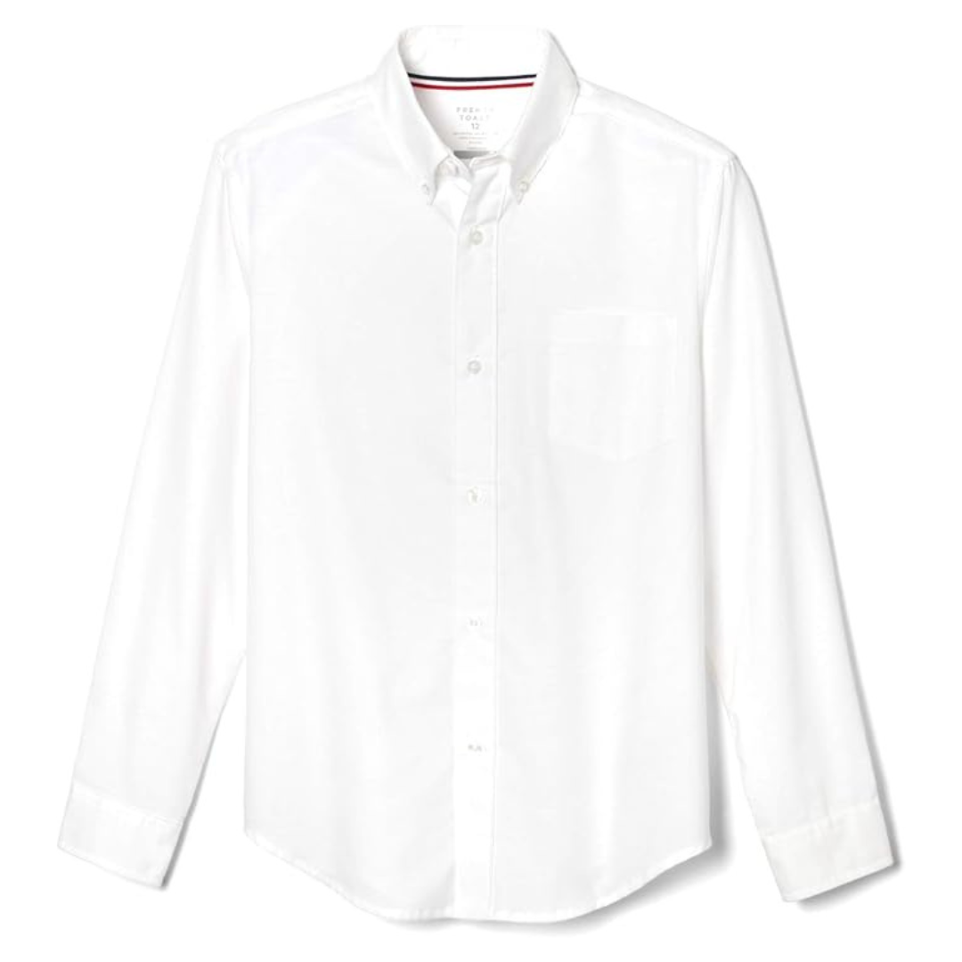French Toast Boys’ Long Sleeve Oxford Shirt