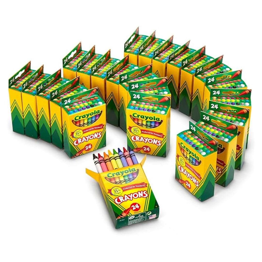 24 Packs Of Crayola Crayons