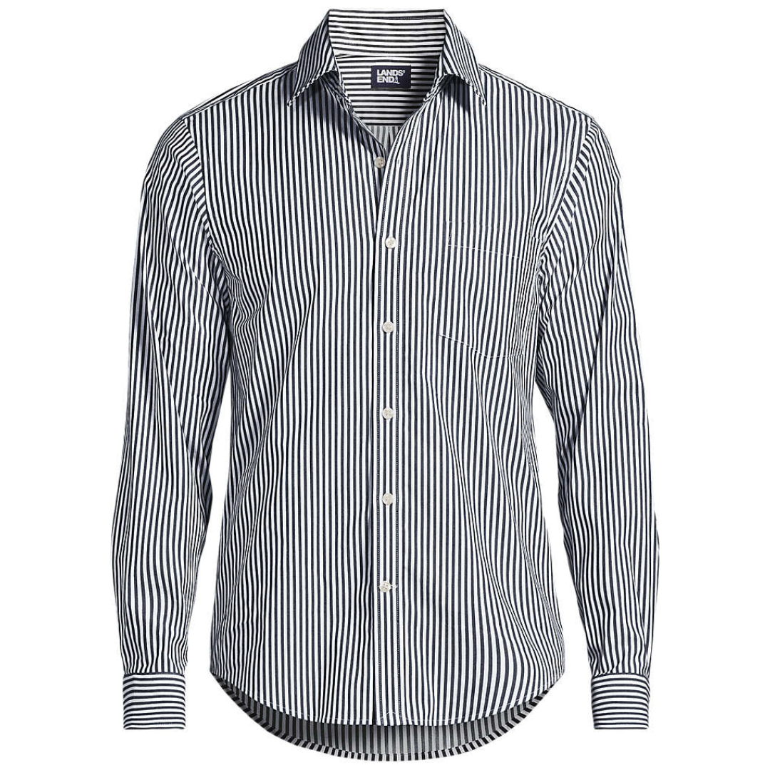 Men's Traditional Fit Long Sleeve Shirt (Various Colors)