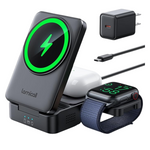 Lamicall 3-In-1 Foldable Wireless Charging Station