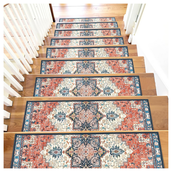 15 Pack 8" X 30" Self Adhesive Stair Runners Mats