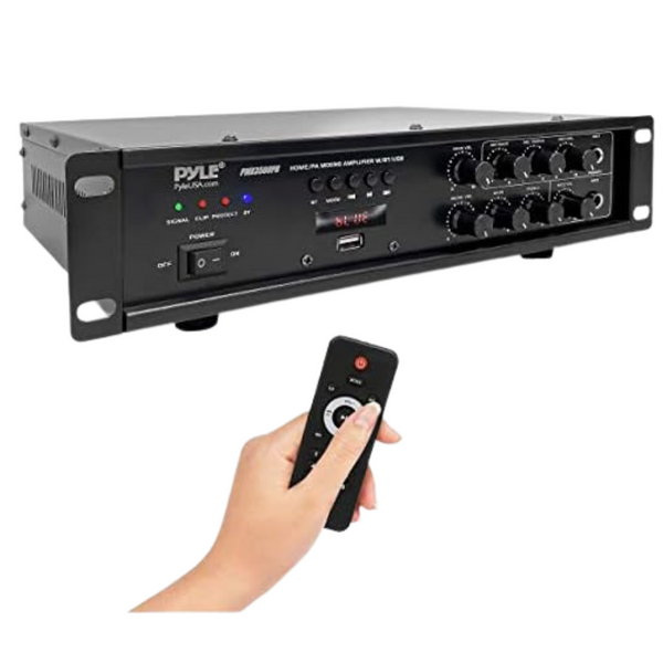 Pyle 500W Bluetooth Home PA Mixing Amplifier Receiver