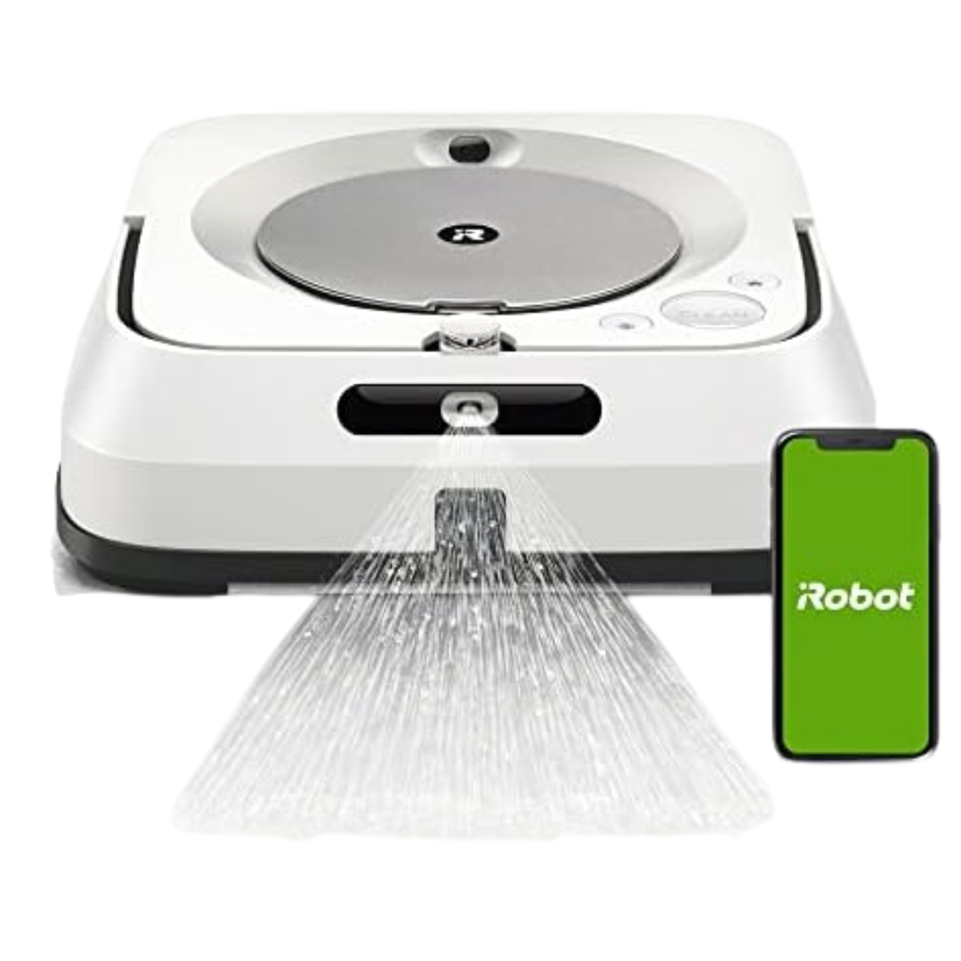 iRobot Braava Jet m6 WiFi Connected Robotic Mop (White)