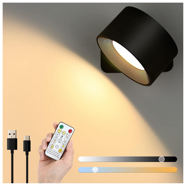 Lightess Rechargeable Wall Sconces With Remote