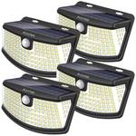 4-Pack Aootek 120 LEDs Solar Motion Sensor Lights