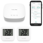 YoLink Smart Wireless Temperature/Humidity Sensor Kit W/ Hub & 2 Sensors