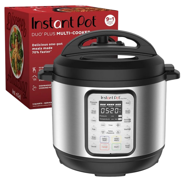 6-Qt Instant Pot Duo Plus 9-in-1 Electric Pressure Cooker