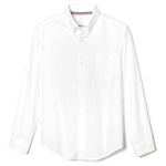 French Toast Boys' Long Sleeve Oxford Shirt (White)