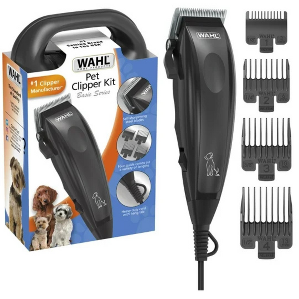 10-Piece Wahl Basic Series Touch Up Corded Pet Clipper