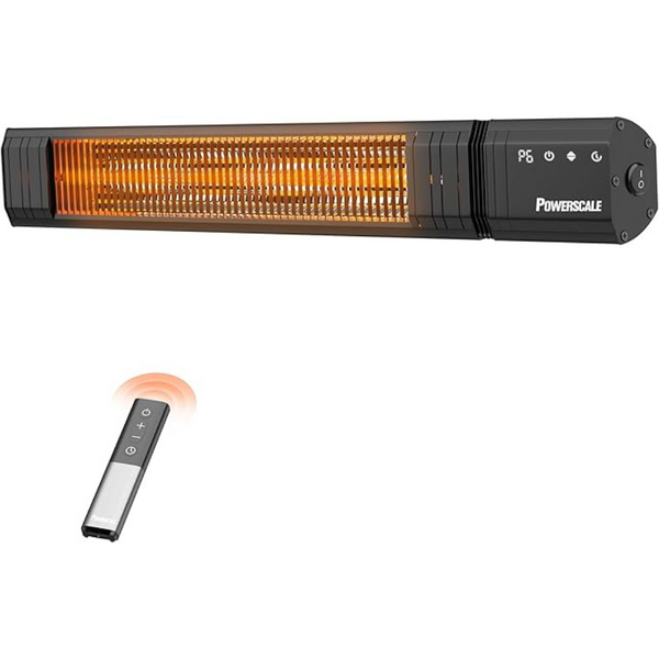 1500W Outdoor IP65 Touchscreen Infrared Heater W/ Timer & Remote