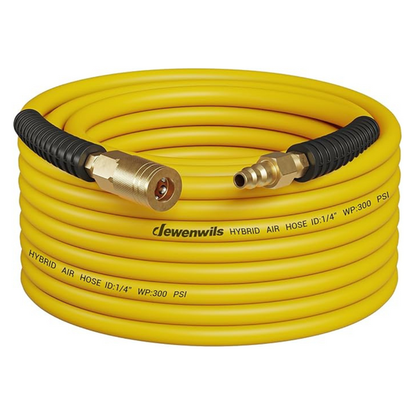 1/4" x 50' 300 PSI Heavy Duty Air Compressor Hybrid Air Hose