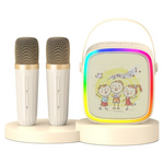 Portable Mini Karaoke Machine W/ 2 Wireless Microphones