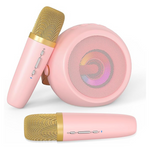 Mini Karaoke Machine With 2 Wireless Microphones