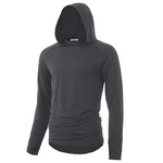 Men's Slim Fit Long Sleeve Lightweight Hoodie