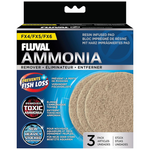 3-Pack Ammonia Remover Pad, Replacement Aquarium Filter Media