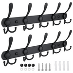 2-Pack Ticonn Wall Mounted Coat Rack