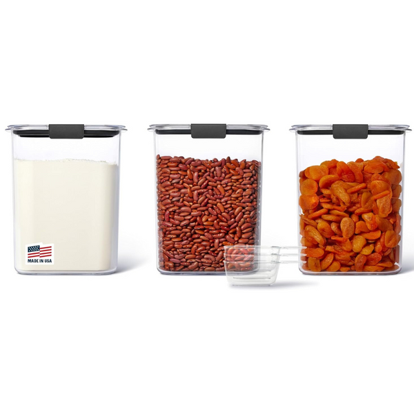 3-Pack Rubbermaid Brilliance Food Storage Containers with Lids