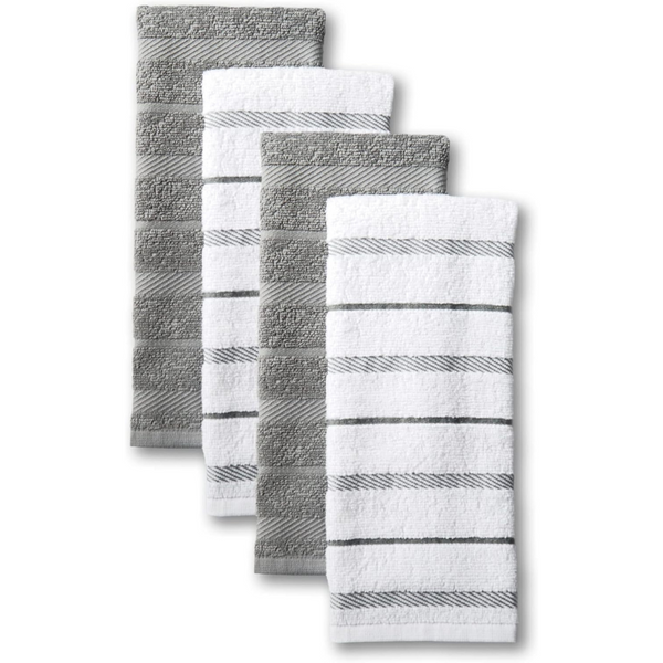 4-Pack KitchenAid 16'' x 26'' Cotton Albany Kitchen Towels Set