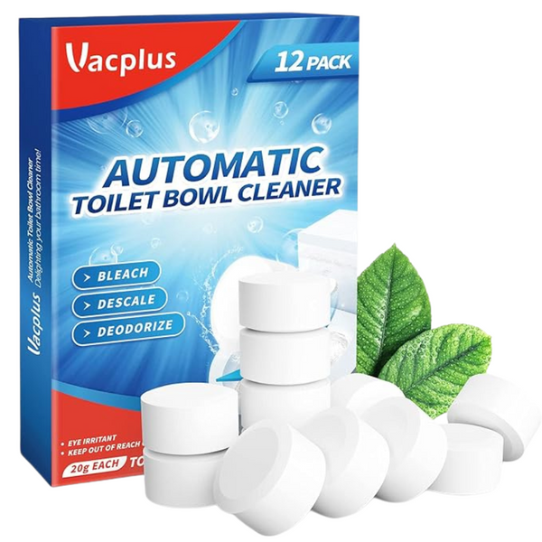 Vacplus Toilet Bowl Cleaner Tablets 12 Pack