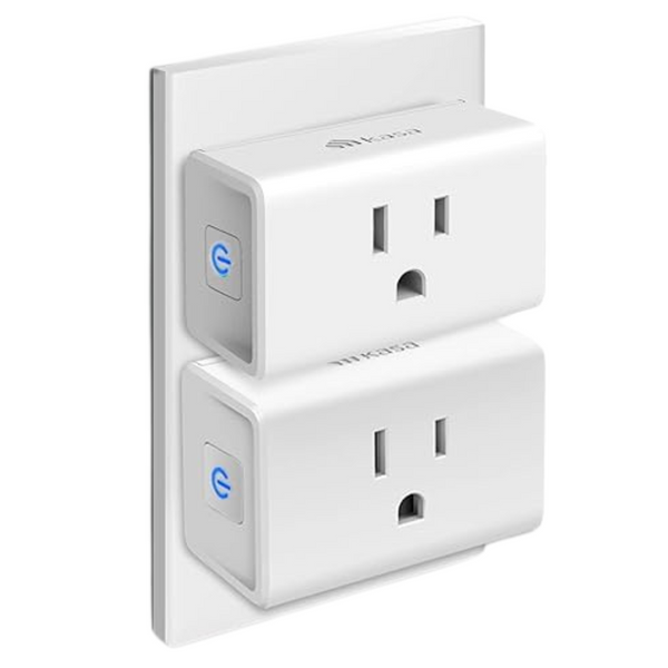 Kasa Ultra Mini 15A Smart Home Wi-Fi Outlets (2 Count)