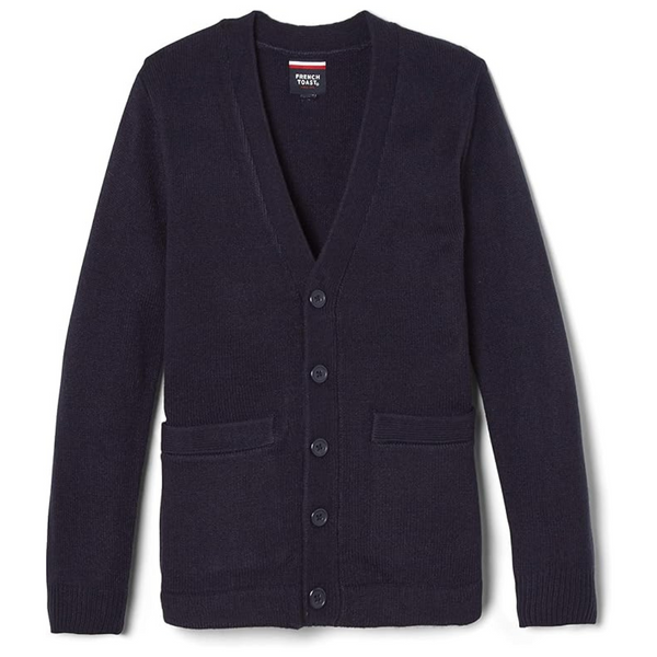 French Toast Boys’ Anti-Pill V-Neck Cardigan Sweater