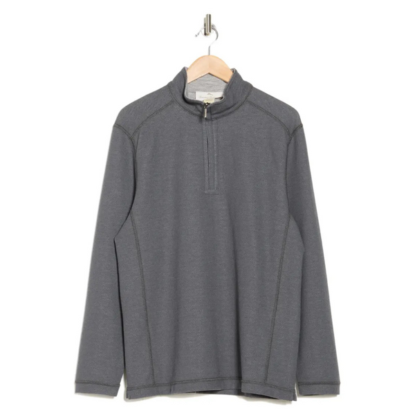 Tommy Bahama Men's Switch It Up Reversible Quarter Zip Sweatshirt