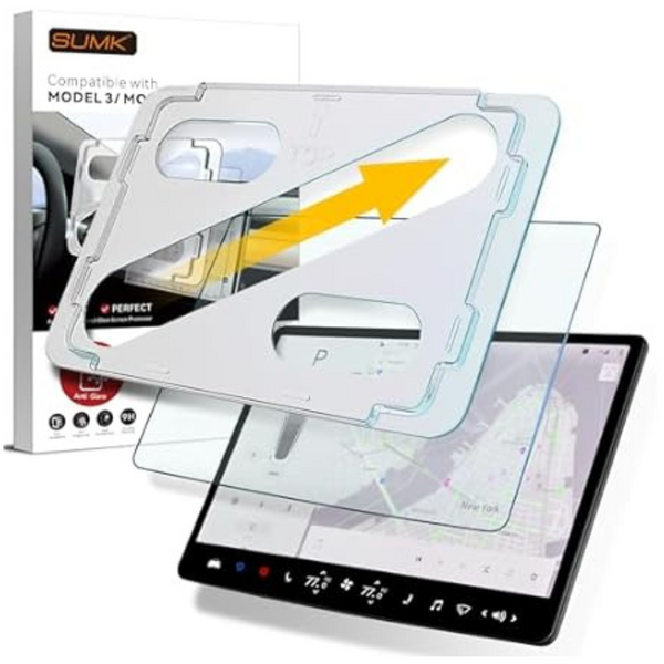 SUMK 15" Tesla Model Y / Model 3 Tempered Glass Screen Protector