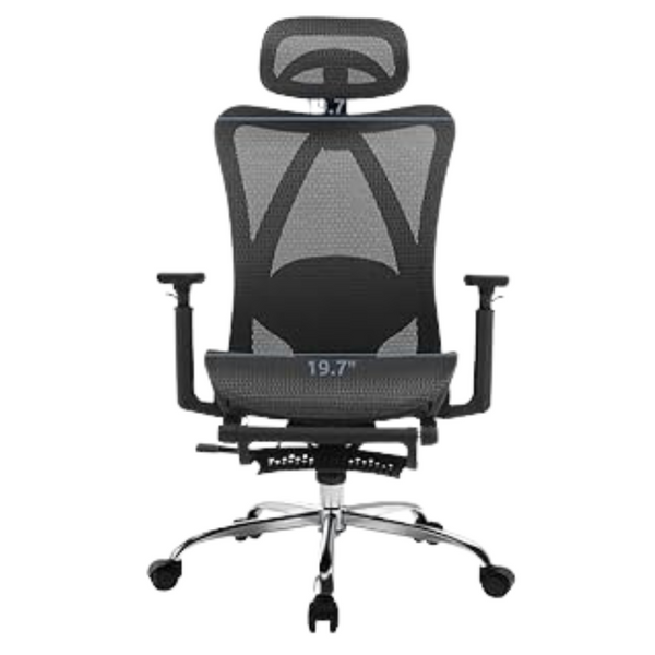 Oaring Mesh Office Chair With Adjustable Lumbar Support