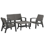 4-Piece Cosco Resin Durable Outdoor Conversation Sets
