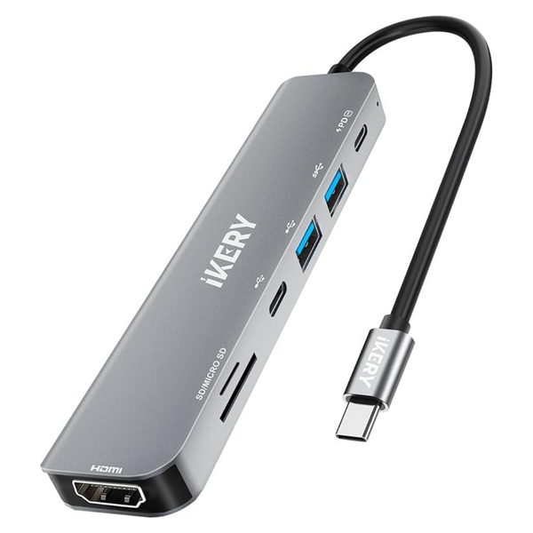 IKERY 7 In 1 USB C Docking Station