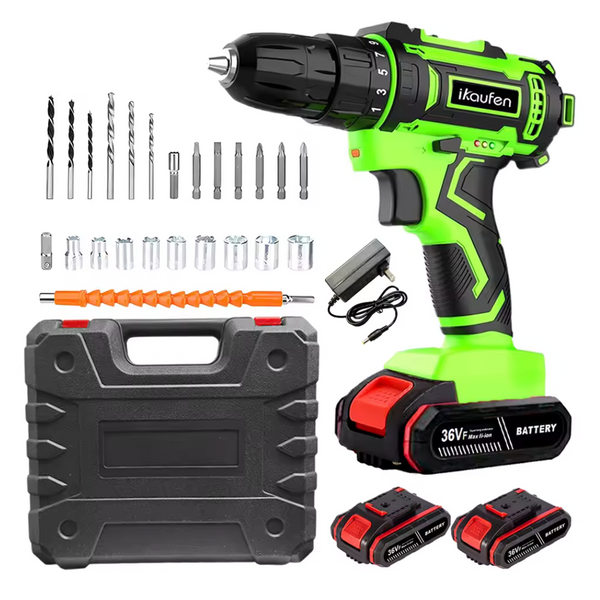 21V Household Lithium Battery Rechargeable Cordless Drill