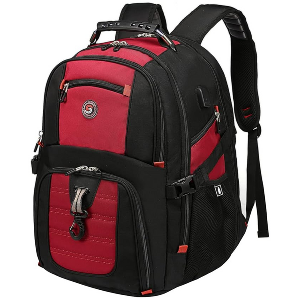 Extra Large 50L Travel Laptop Backpack With USB Charging Port