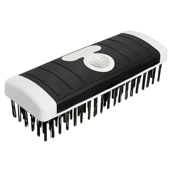 Amazon Basics 6 x 19 Soft Grip, Carbon Steel, Block Wire Brush W/ Pole Thread